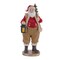 Melrose Farmer Santa Christmas Figurines with Lantern - 9.5" - Set of 2